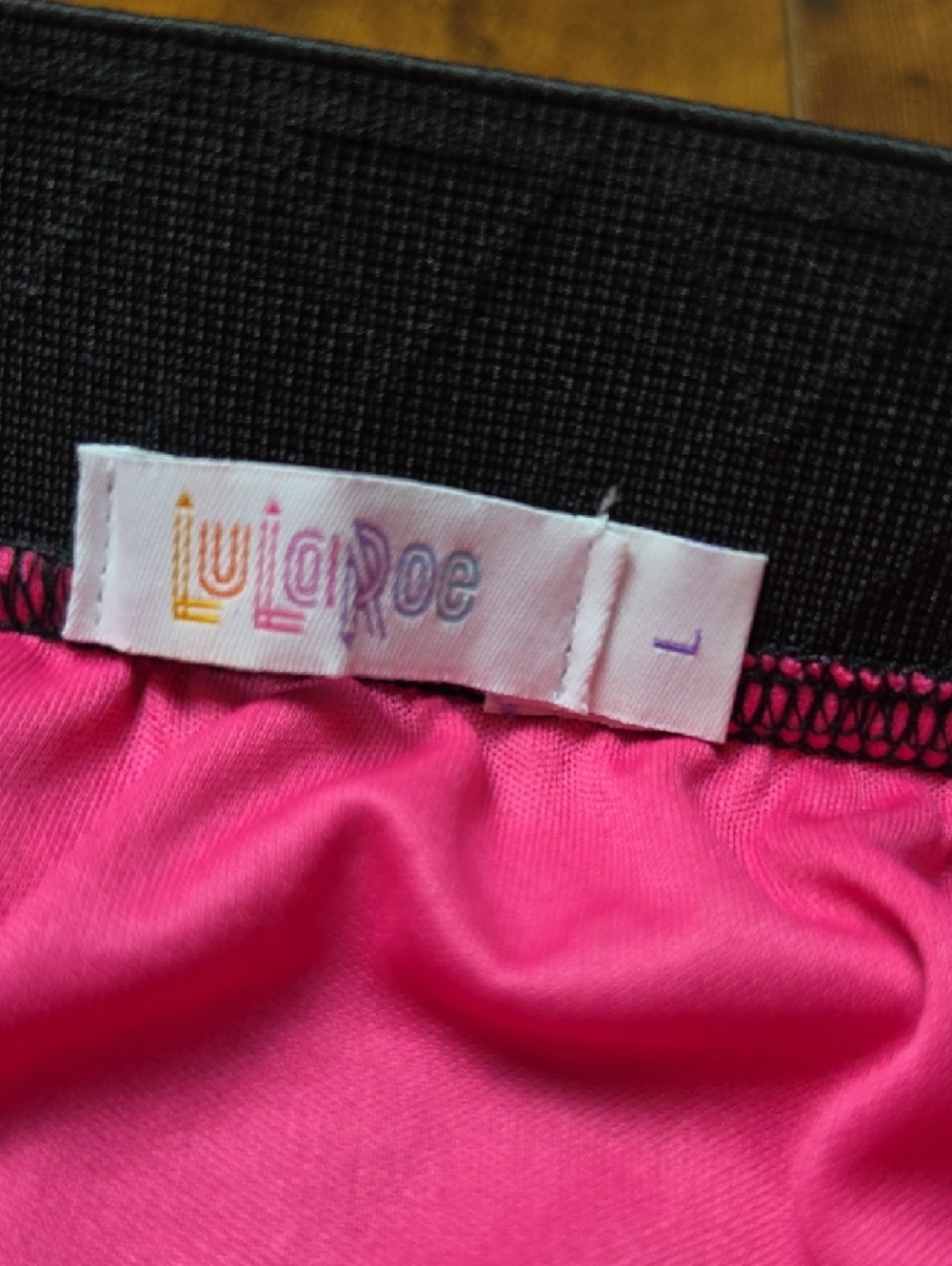 LULAROE | Lola Stretch Whimsygoth Fairy Floral Embroidered Mesh Midi Skirt | L - Picture 3 of 9